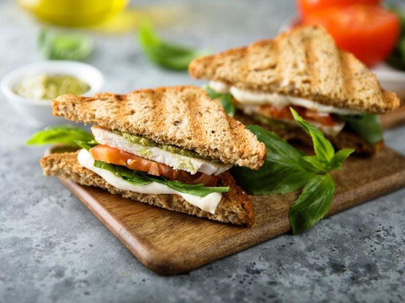 grilled vegetable panini