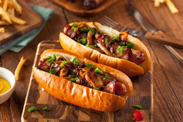 BBQ bacon dog