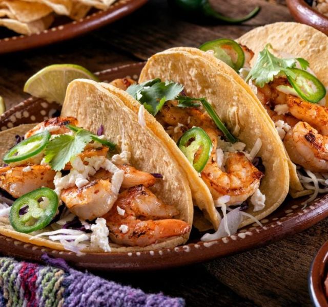 shrimp tacos