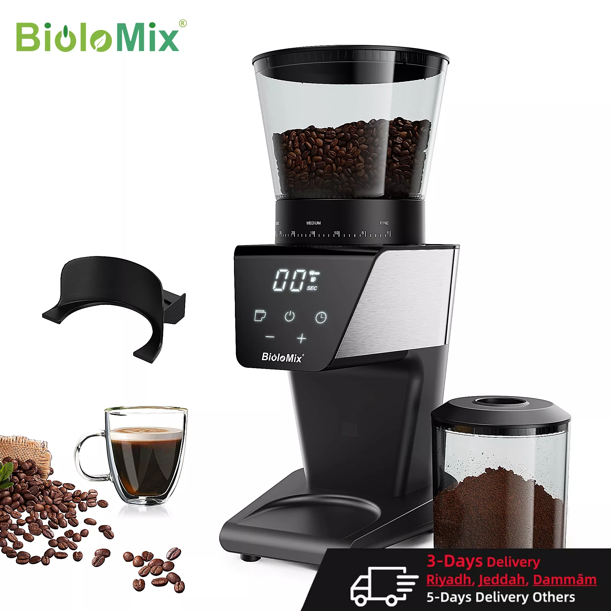 Automatic Burr Mill Electric Coffee Bean Grinder