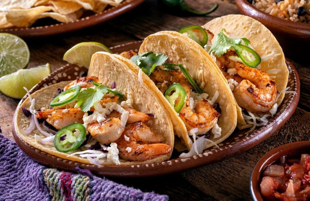 shrimp tacos