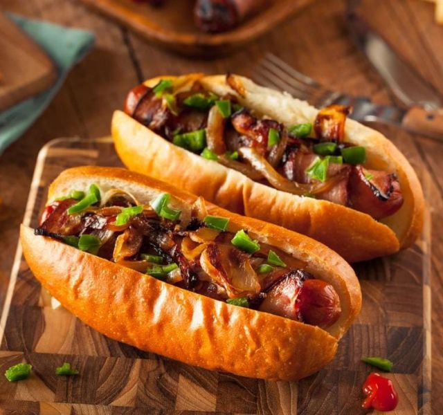 BBQ bacon dog