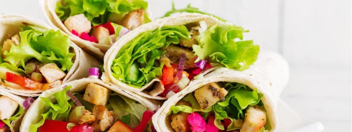 chicken wrap lettuce