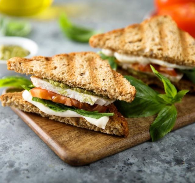 grilled vegetable panini