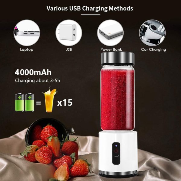 rechargeable blender with power bank
