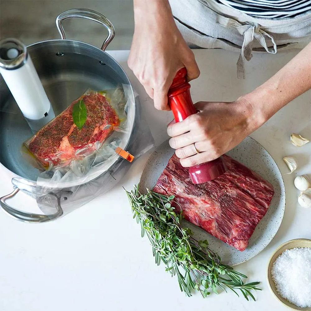 How To Vacuum Seal Ribeye For Sous Vide Cooking - Sip Bite Go
