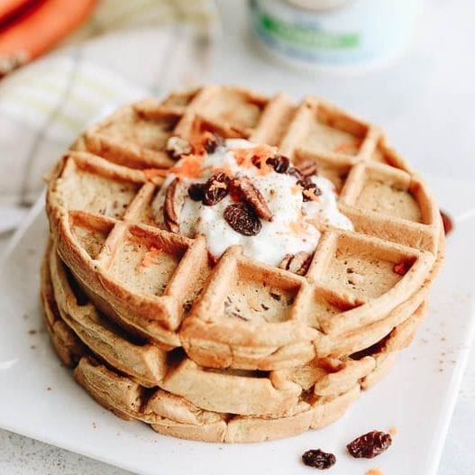 Carrot Cake Waffles: The Perfect Easter Brunch