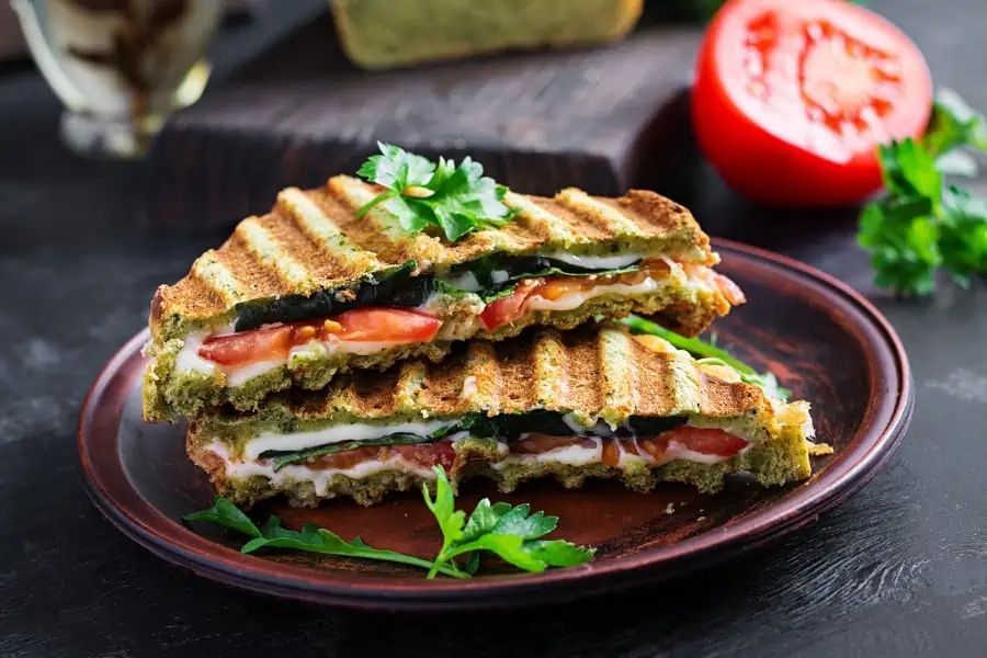 grilled vegetable panini
