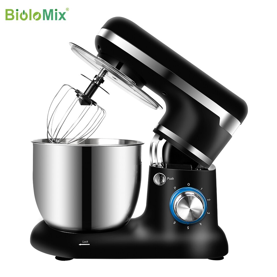 6L/5L Stand Food Blender/Mixer With Stainless Steel Bowl - Biolomix