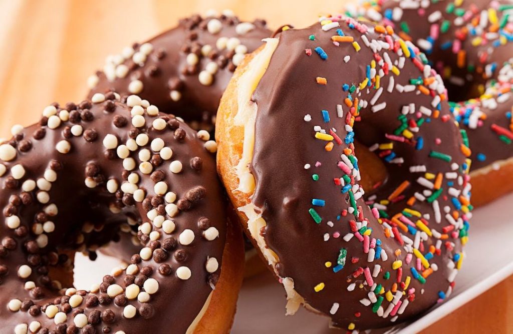 Chocolate-Filled Doughnuts