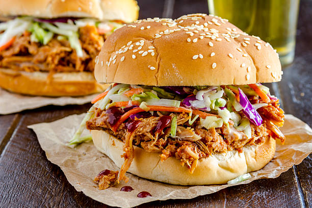 BBQ pulled pork sandwiches