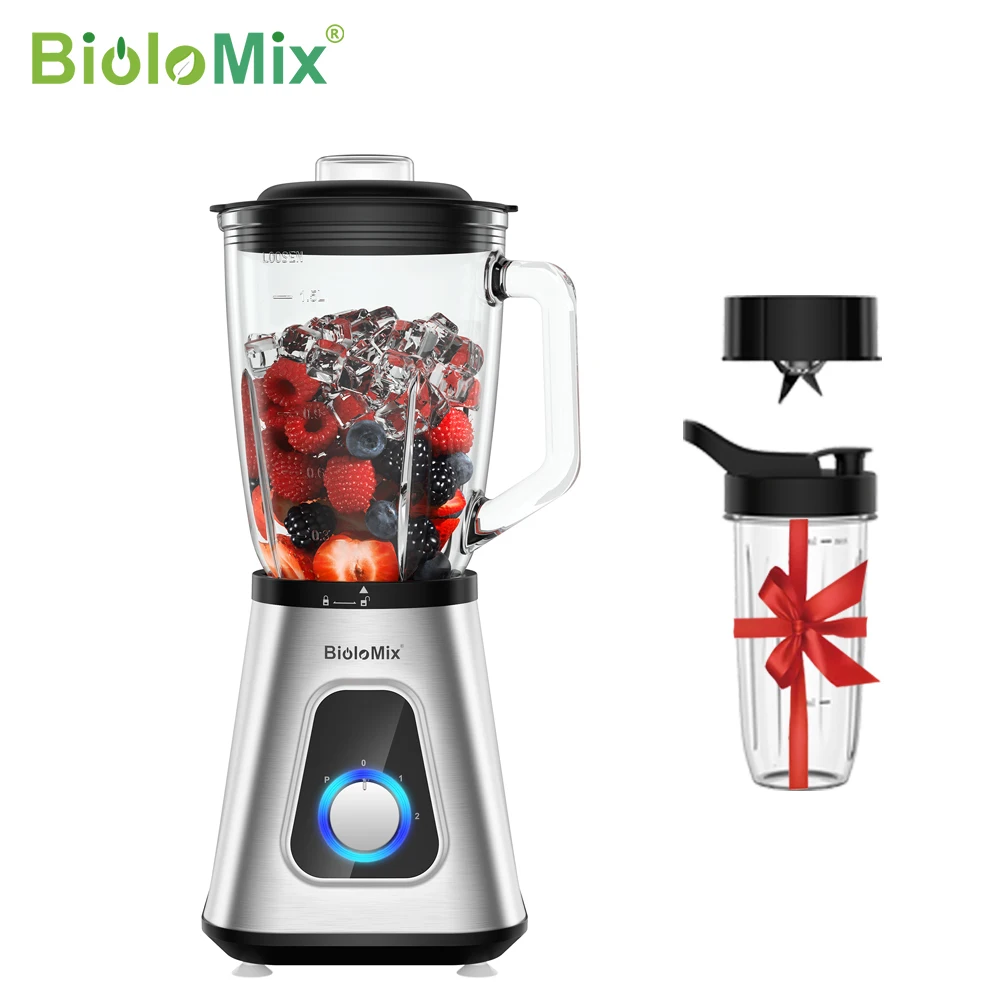 ミキサー　Biolomix 1300wスージーブレンダー、1.5lガラスジャー Sfb5384a902074d79bc81c5e8e2af1